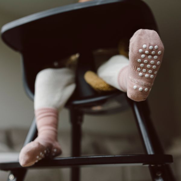 KipKep Blijf-Sokjes - 18-24 Mnd - Antislip - 1-Pack - Mauve