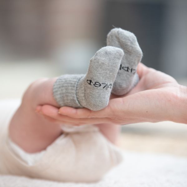 KipKep Blijf-Sokjes - Newborn/Premature - 1-Pack - Grey KipKep Blijf-Sokjes - Newborn/Premature - 1-Pack - Grey