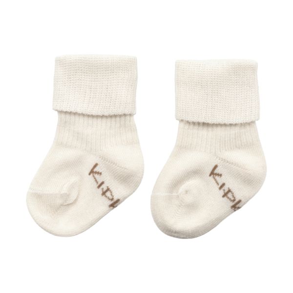 KipKep Blijf-Sokjes - Newborn/Premature - 1-Pack - OffWhite