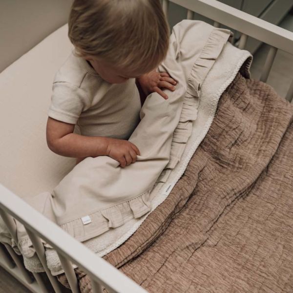 Koeka Wiegdeken Teddy Rivoli Caffe 75 x 100 cm