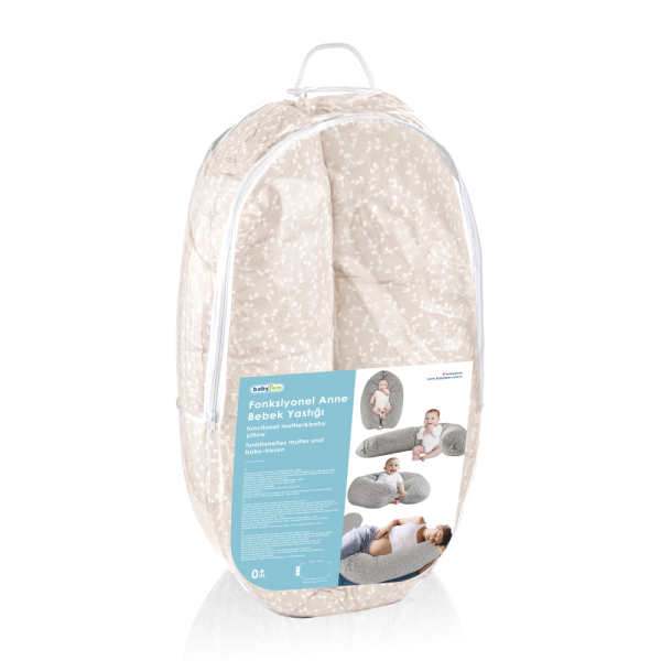 Babyjem Kussen Multifunctioneel Moeder En Baby Bloem Zalm