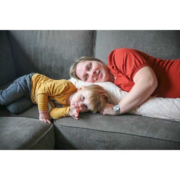 Babyjem Kussen Multifunctioneel Moeder En Baby Bloem Zalm