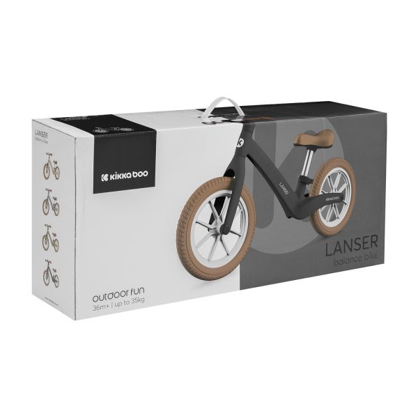 Kikkaboo Lanser Loopfiets - Zwart