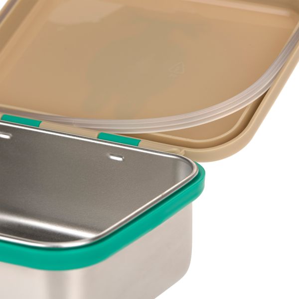 Lässig Happy Trails Lunchbox Stainless Steel - Frog Lässig Happy Trails Lunchbox Stainless Steel - Frog