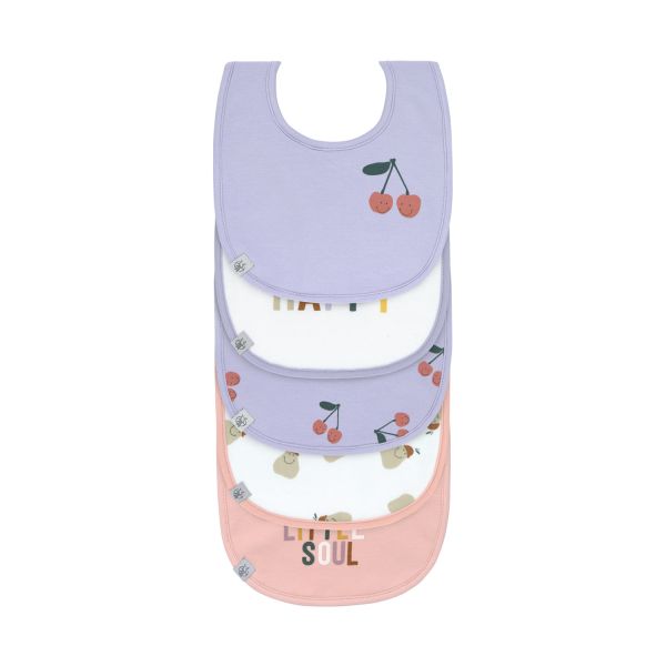 Lässig Slabbetje Happy Fruits Cherry – 5 stuks