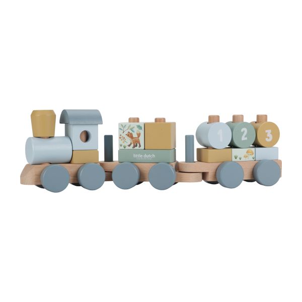 Little Dutch Blokkentrein Forest Friends FSC