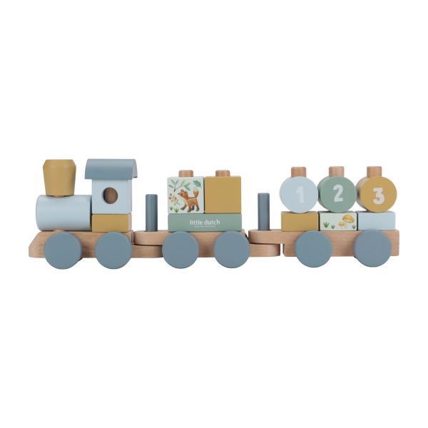 Little Dutch Blokkentrein Forest Friends FSC