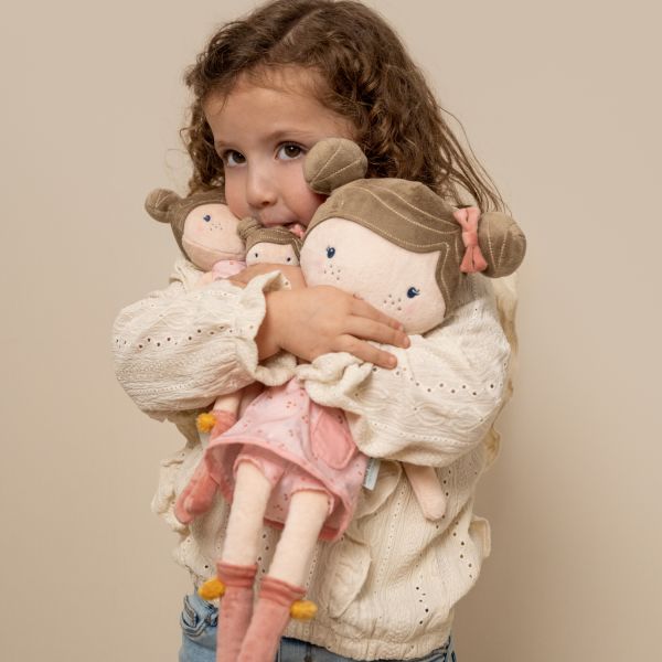 Little Dutch Knuffelpop Rosa 10cm