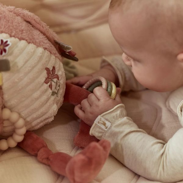 Little Dutch Safari Friends Activiteitenknuffel Flamingo Little Dutch Safari Friends Activiteitenknuffel Flamingo