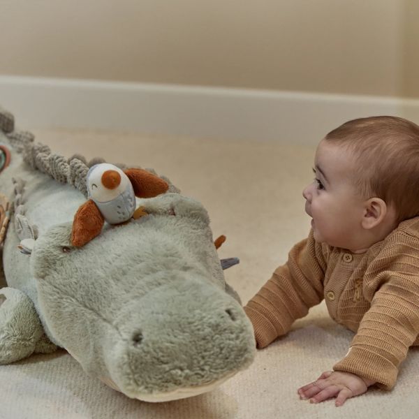 Little Dutch Safari Friends Activiteitenknuffel Krokodil XL