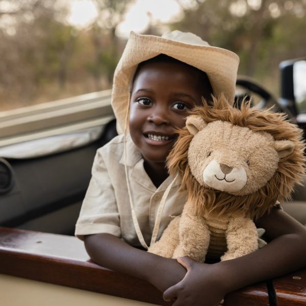 Little Dutch Safari Friends Knuffel Leeuw - 25 cm