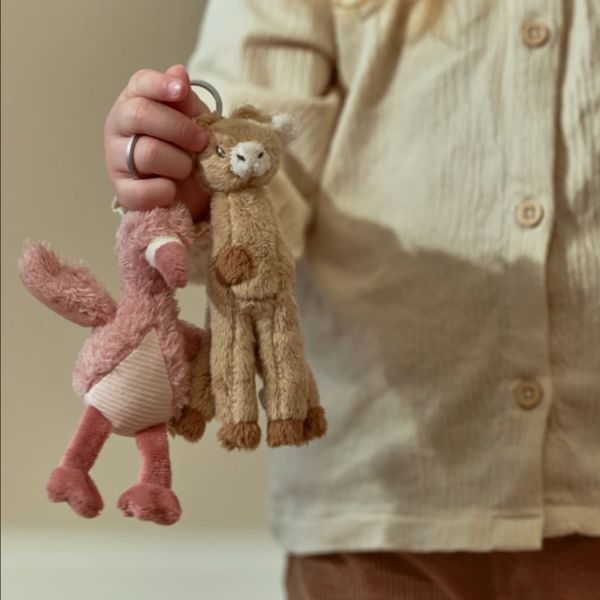 Little Dutch Safari Friends Sleutelhanger Flamingo Little Dutch Safari Friends Sleutelhanger Flamingo