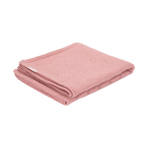 Little Dutch Ledikantdeken Gebreid - Pure Pink Blush - 110x140 cm Little Dutch Ledikantdeken Gebreid - Pure Pink Blush - 110x140 cm
