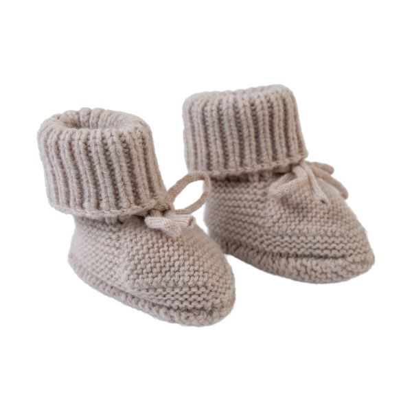 Lodger Slipper Merino Wool Beige 0-6mnd Lodger Slipper Merino Wool Beige 0-6mnd