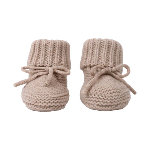 Lodger Slipper Merino Wool Beige 0-6mnd Lodger Slipper Merino Wool Beige 0-6mnd