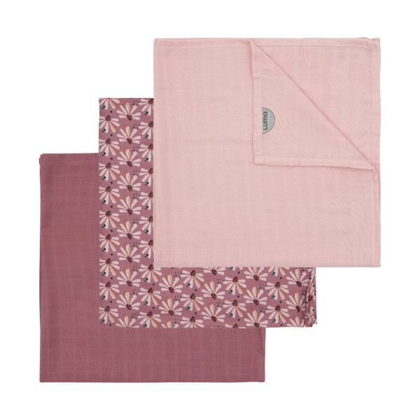 Luma Multidoek Hydrofiel Flowerfever 70 x 70 cm 3-Pack