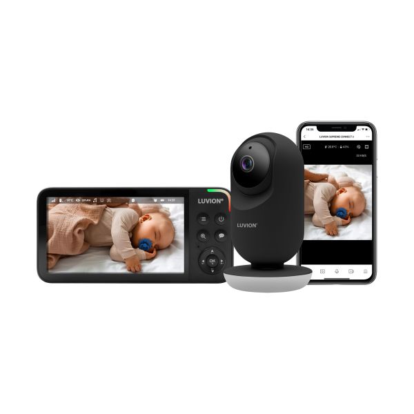 Luvion Babyfoon - Supreme Connect 3 - Black