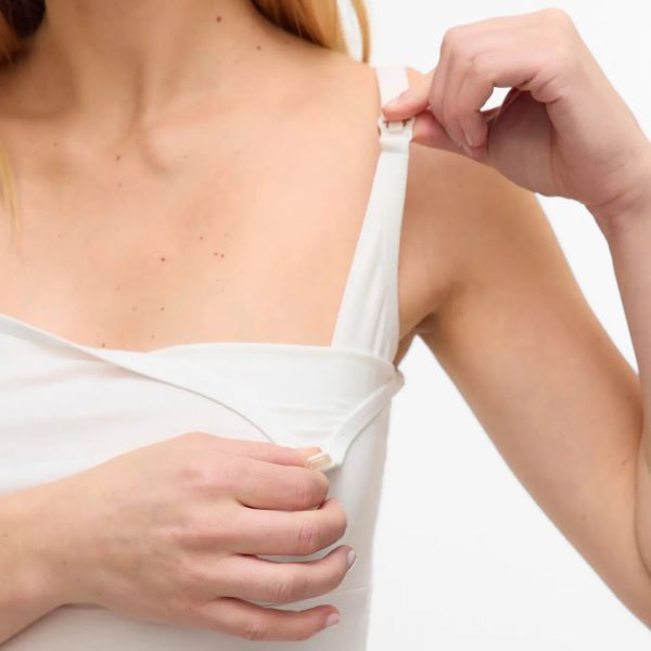 MAMA.LICIOUS Zwangerschapstop - Kerrie - 2-Pack - Maat S - Black/Snow White MAMA.LICIOUS Zwangerschapstop - Kerrie - 2-Pack - Maat S - Black/Snow White