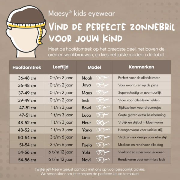 Maesy Zonnebril - Noah - 0 t/m 2 jaar - Beige / Ecru Maesy Zonnebril - Noah - 0 t/m 2 jaar - Beige / Ecru