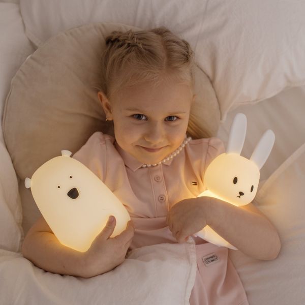 Mary's Led Lamp Bear Small - White