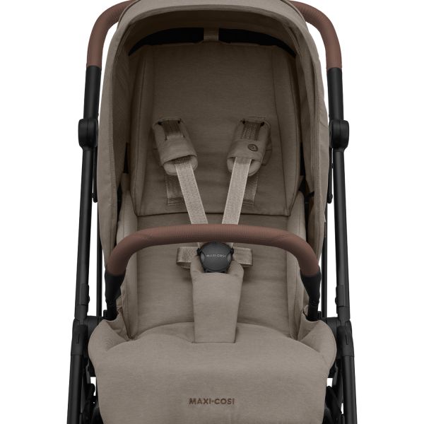 Maxi-Cosi Buggy Leona² - Twillic Truffle (Black Frame + Brown Leather)