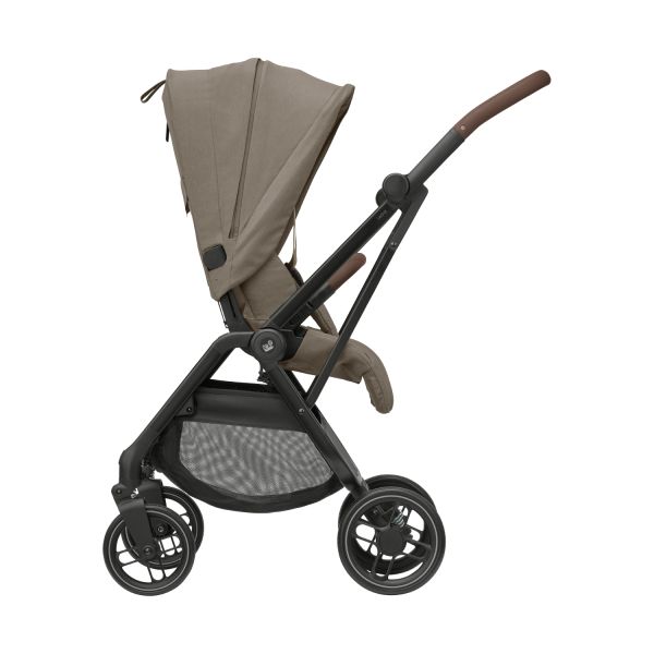 Maxi-Cosi Buggy Leona² - Twillic Truffle (Black Frame + Brown Leather)