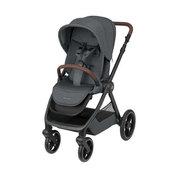 Maxi-Cosi Kinderwagen - Oxford Plus - Twillic Graphite (Dark Frame + Brown Leather)