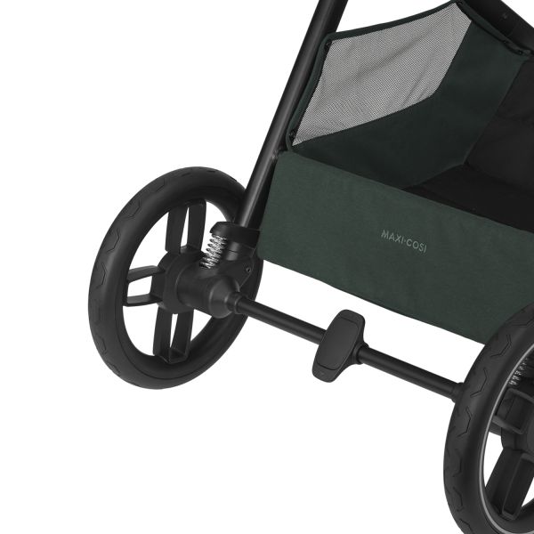 Maxi-Cosi Oxford+ Kinderwagen 2-in-1 - Twillic Green (Dark Frame + Brown Leather) Maxi-Cosi Oxford+ Kinderwagen 2-in-1 - Twillic Green (Dark Frame + Brown Leather)