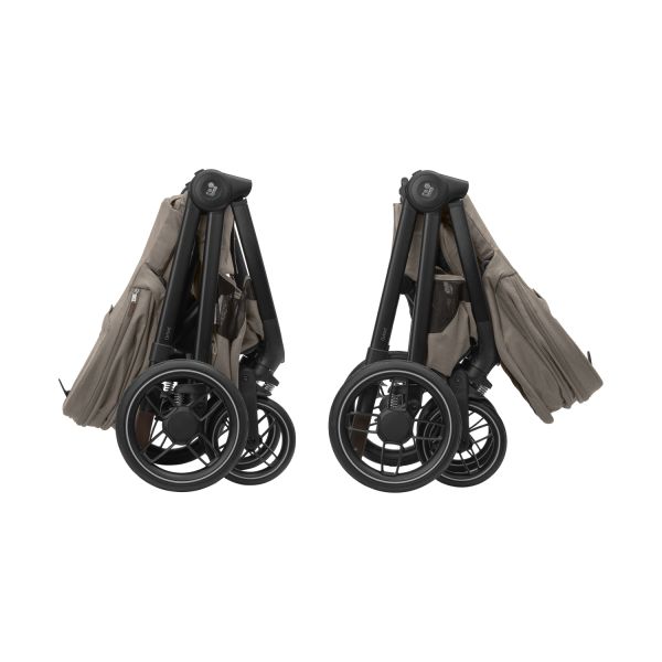 Maxi-Cosi Oxford+ Kinderwagen 2-in-1 - Twillic Truffle (Dark Frame + Brown Leather) Maxi-Cosi Oxford+ Kinderwagen 2-in-1 - Twillic Truffle (Dark Frame + Brown Leather)