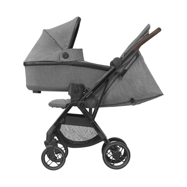Maxi-Cosi Buggy Soho Select Grey (Black frame - Brown Leather)