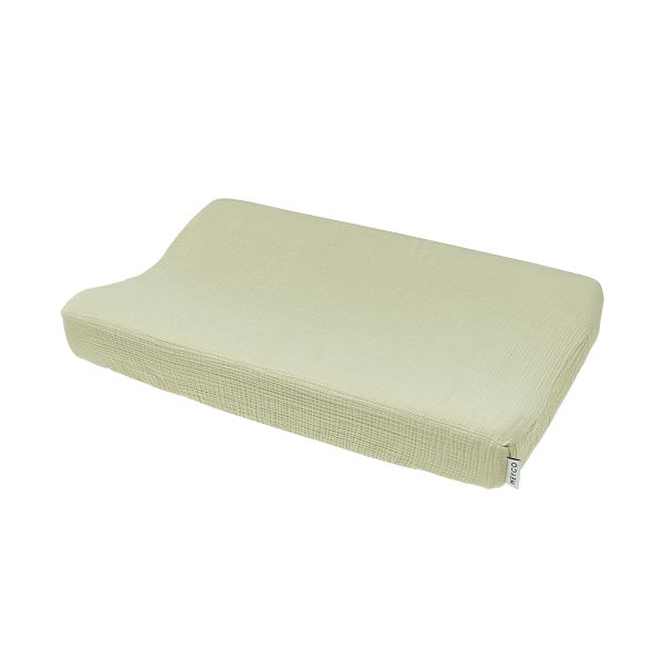 Meyco Baby Uni Aankleedkussenhoes - Soft Olive - 50x70 cm Meyco Baby Uni Aankleedkussenhoes - Soft Olive - 50x70 cm