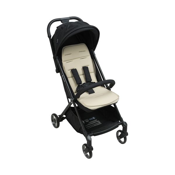 Meyco Baby Uni Buggy Voetenzak en Inlegger - Sand - 45x130 cm