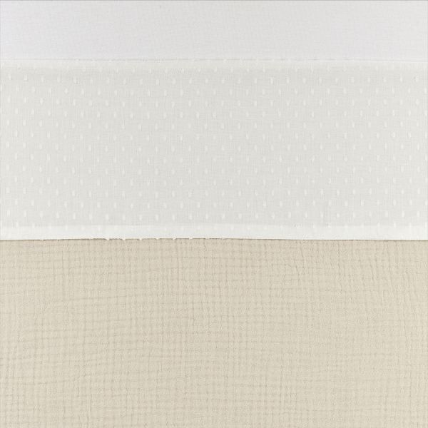 Meyco Ledikantlaken Plume Offwhite 100 x 150 cm