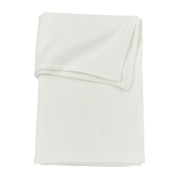 Meyco Ledikantlaken Hydrofiel Pre-Washed Uni Offwhite 100 x 150 cm