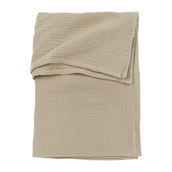 Meyco Ledikantlaken Hydrofiel Pre-Washed Uni Sand 100 x 150 cm