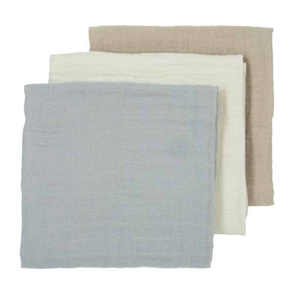Meyco Multidoek Hydrofiel Pre-Washed Uni Offwhite/Light Grey/Sand 70 x 70 cm 3-Pack Meyco Multidoek Hydrofiel Pre-Washed Uni Offwhite/Light Grey/Sand 70 x 70 cm 3-Pack