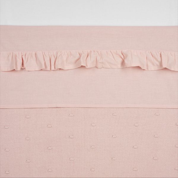 Meyco Wieglaken Ruffle Soft Pink 75 x 100 cm