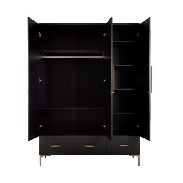TWF Meegroeibed - Commode XL 3 Laden 1 Deur - Hanglegkast XL 3 Deuren 2 Lade Modena Metaal TWF Meegroeibed - Commode XL 3 Laden 1 Deur - Hanglegkast XL 3 Deuren 2 Lade Modena Metaal