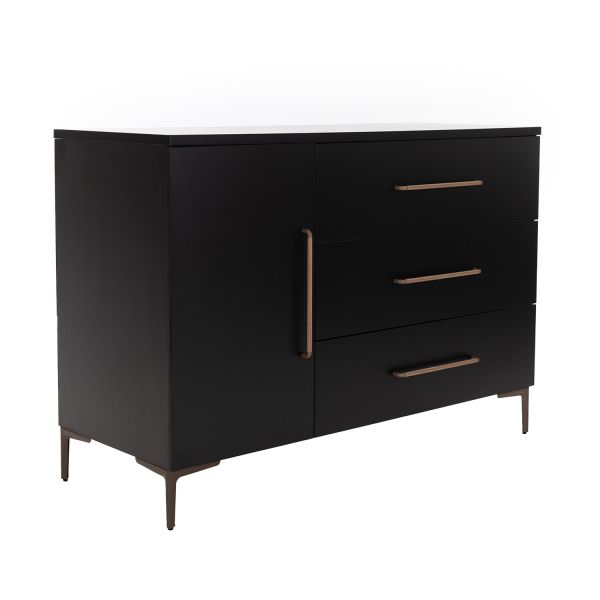 TWF Meegroeibed - Commode XL 3 Laden 1 Deur - Hanglegkast 2 Deuren 1 Lade Modena Metaal TWF Meegroeibed - Commode XL 3 Laden 1 Deur - Hanglegkast 2 Deuren 1 Lade Modena Metaal