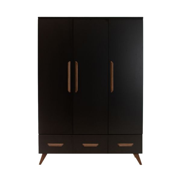 TWF Ledikant 70 x 140 - Commode XL 3 Laden 1 Deur - Hanglegkast XL 3 Deuren 2 Lade Modena Walnoot TWF Ledikant 70 x 140 - Commode XL 3 Laden 1 Deur - Hanglegkast XL 3 Deuren 2 Lade Modena Walnoot