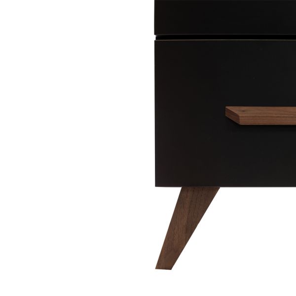 TWF Meegroeibed - Commode XL 3 Laden 1 Deur - Hanglegkast XL 3 Deuren 2 Lade Modena Walnoot TWF Meegroeibed - Commode XL 3 Laden 1 Deur - Hanglegkast XL 3 Deuren 2 Lade Modena Walnoot
