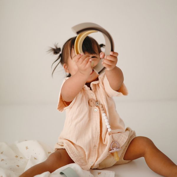 Mushie Stacker Toy Rainbow - Sol