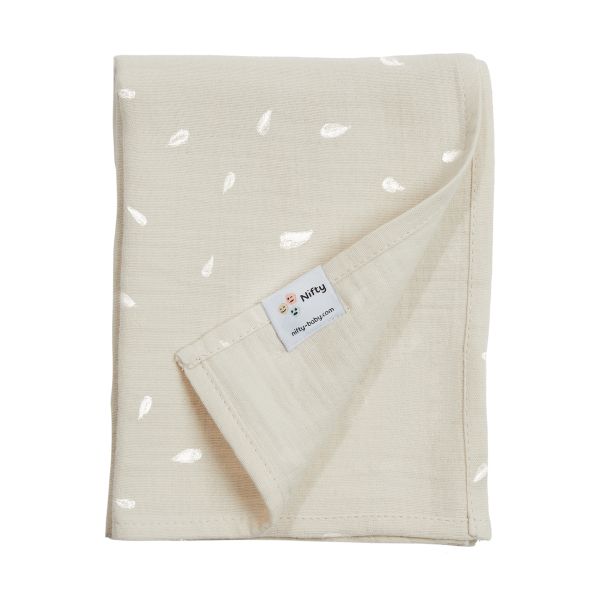Nifty Hydrofiel doek - Vanilla Print - 70 x 70 cm