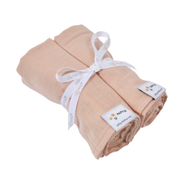 Nifty Multidoek Hydrofiel 65 x 65 cm 2-Pack Blush Pink