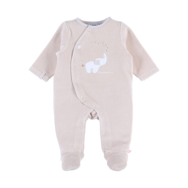 Noukie's B&M Pyjama – Maat 44 – Fluweel – Beige Bali Noukie's B&M Pyjama – Maat 44 – Fluweel – Beige Bali