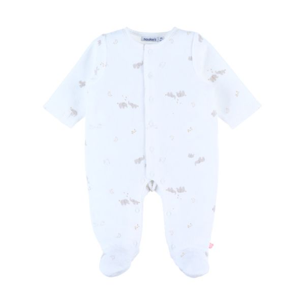 Noukie's B&M Pyjama – Maat 44 – Fluweel – Bali en Moka