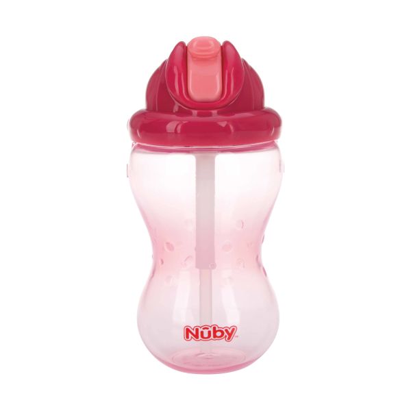 Nûby Flip-It Rietjesbeker Pink 12mnd+ 360ml Nûby Flip-It Rietjesbeker Pink 12mnd+ 360ml