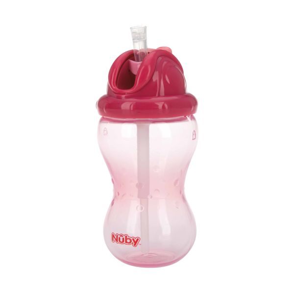 Nûby Flip-It Rietjesbeker Pink 12mnd+ 360ml Nûby Flip-It Rietjesbeker Pink 12mnd+ 360ml