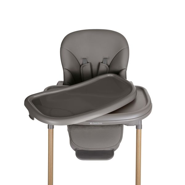 Kikkaboo Kinderstoel Olive Donker Grijs Kikkaboo Kinderstoel Olive Donker Grijs