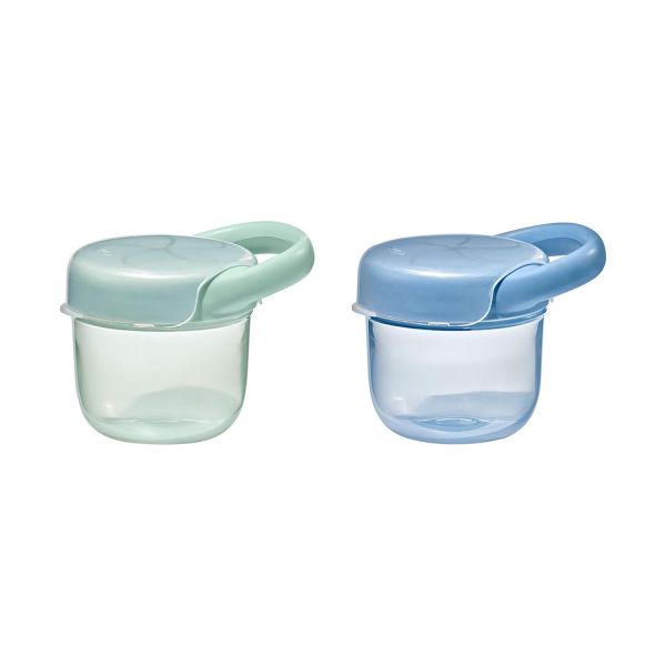 OXO Tot Snackdoosje met Deksel - 2 Pack - Opal & Dusk OXO Tot Snackdoosje met Deksel - 2 Pack - Opal & Dusk